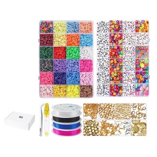 Foto 1 | Kits Para Hacer Pulseras De Collar De Bricolaje 6000 Pcs Eo Safe Imports Esi-19778 Multicolor