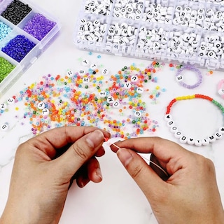 Foto 4 | Kits Para Hacer Pulseras De Collar De Bricolaje 6000 Pcs Eo Safe Imports Esi-19778 Multicolor