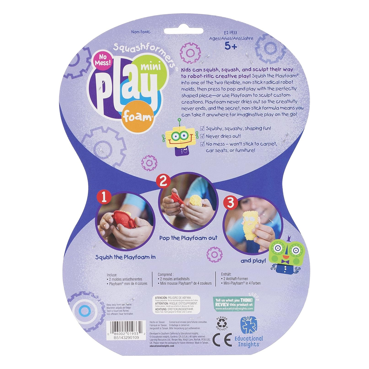 Foto 3 pulgar | Squashformers Playfoam 4 Piezas
