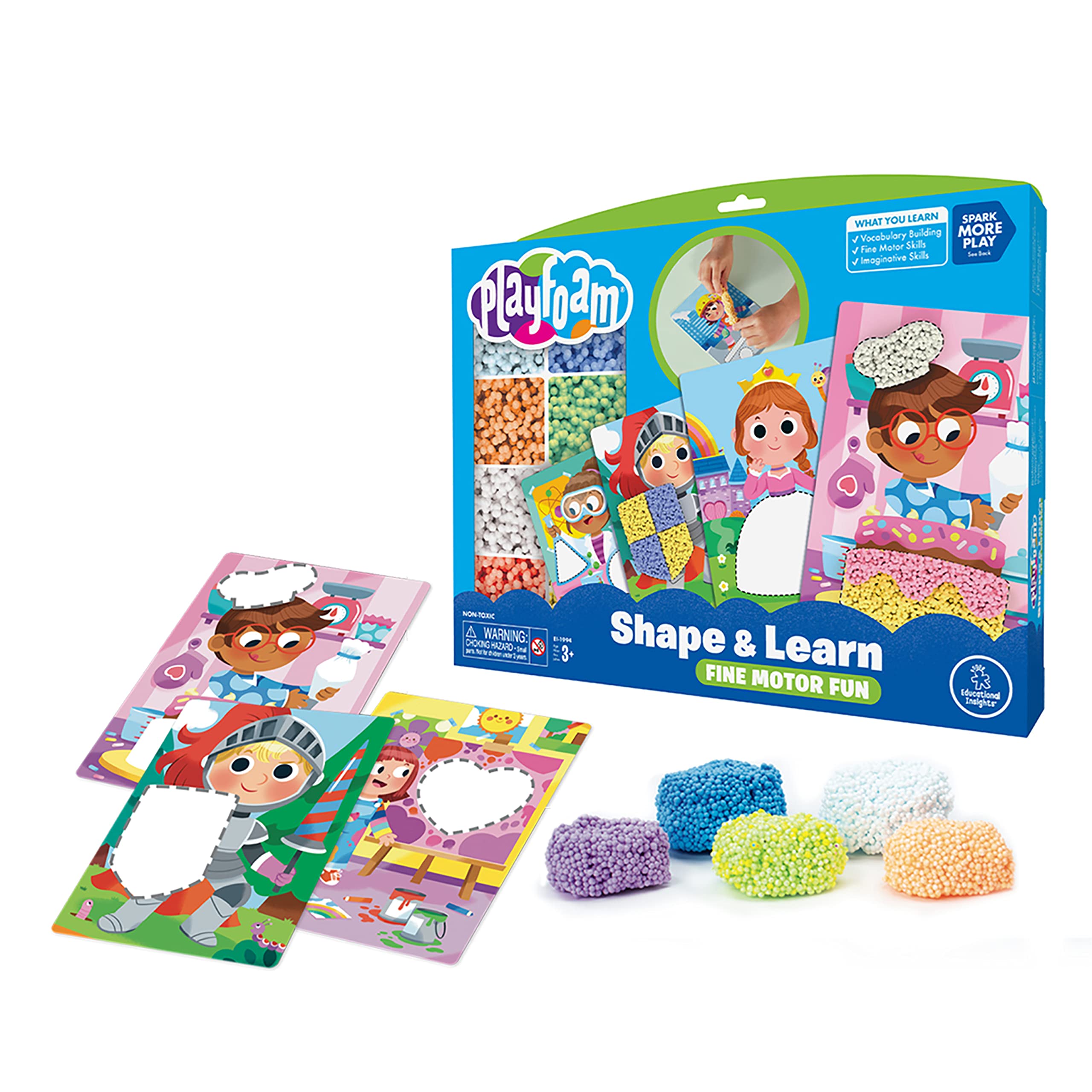 Foto 2 pulgar | Juguete Sensorial Educational Insights Playfoam Shape & Learn - Venta Internacional.