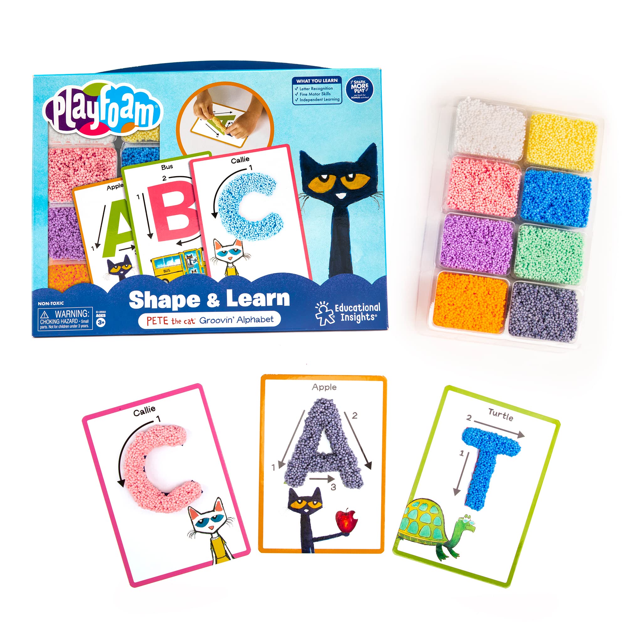 Foto 1 | Información Educativa Pete The Cat Playfoam Shape & Learn - Venta Internacional.
