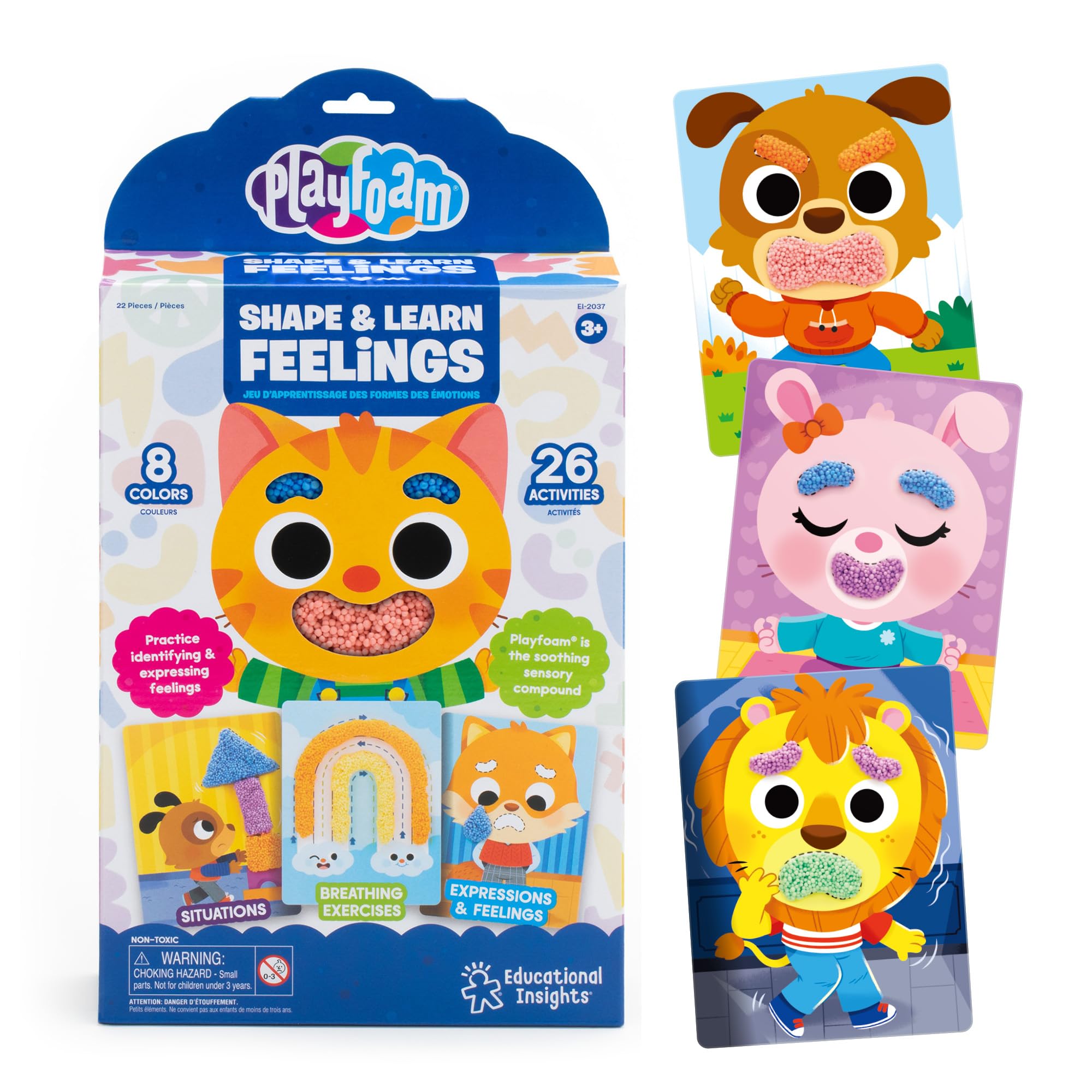 Foto 2 pulgar | Perspectivas Educativas De Playfoam Shape & Learn Feelings - Venta Internacional.