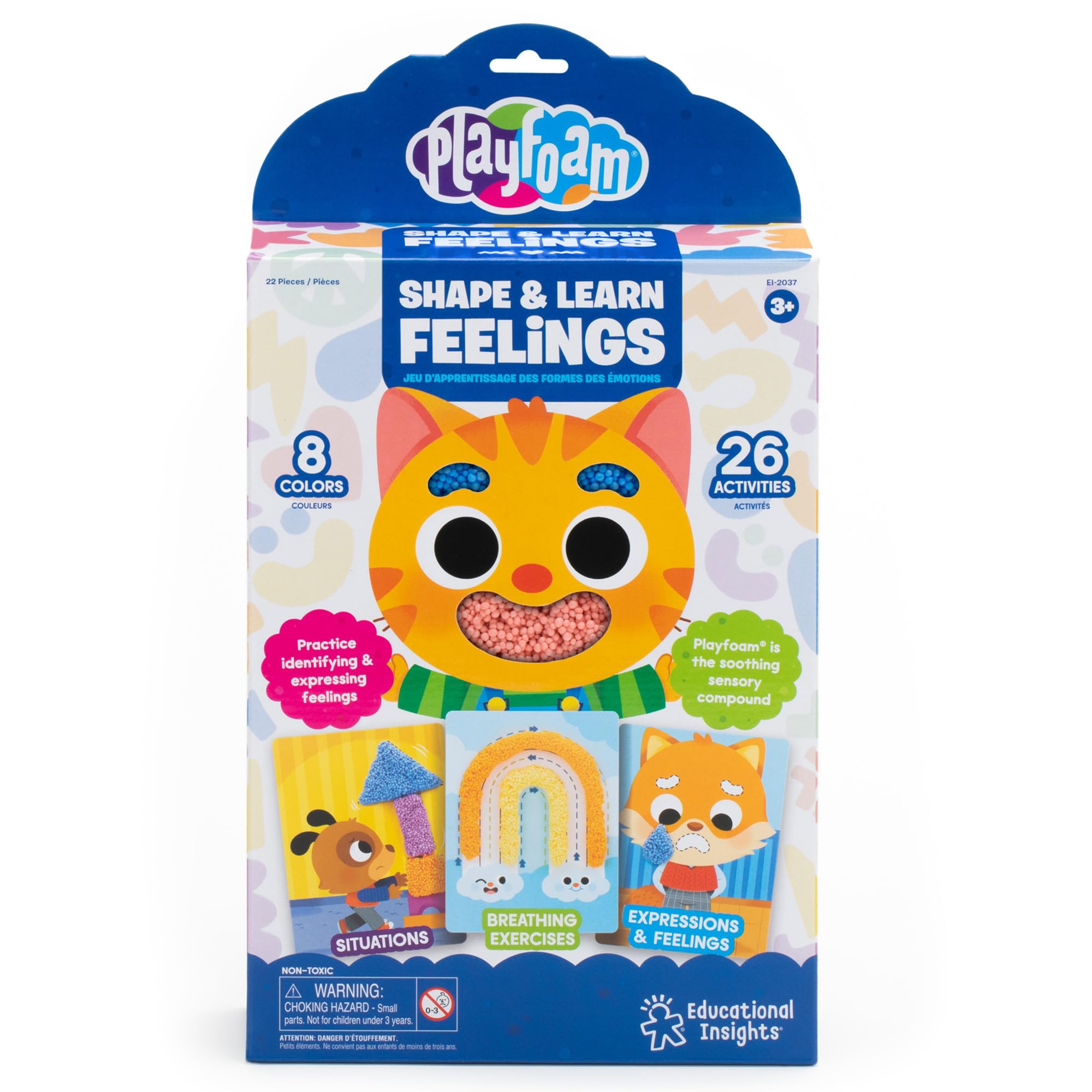 Foto 8 pulgar | Perspectivas Educativas De Playfoam Shape & Learn Feelings - Venta Internacional.