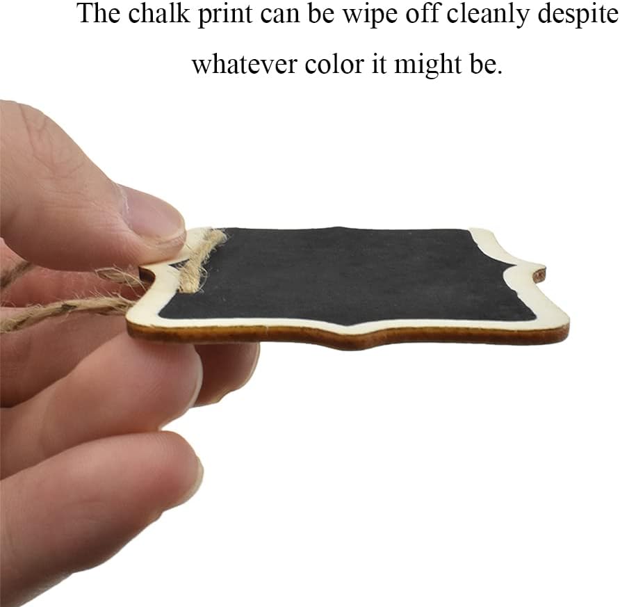 Foto 6 pulgar | Pizarras De Doble Cara De 8 X 6 Cm Con Cuerda Para Colgar - Venta Internacional.