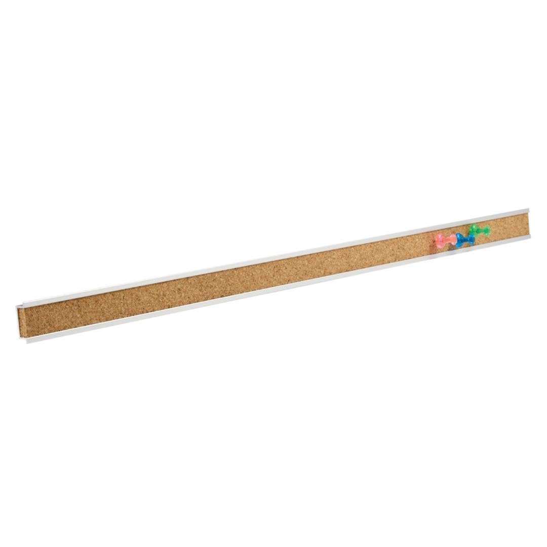 Foto 1 | Tablero De Corcho Bulletin Bar Strip Quartet, 18 X 1 Cm, Aluminio, Color Beige - Venta Internacional.