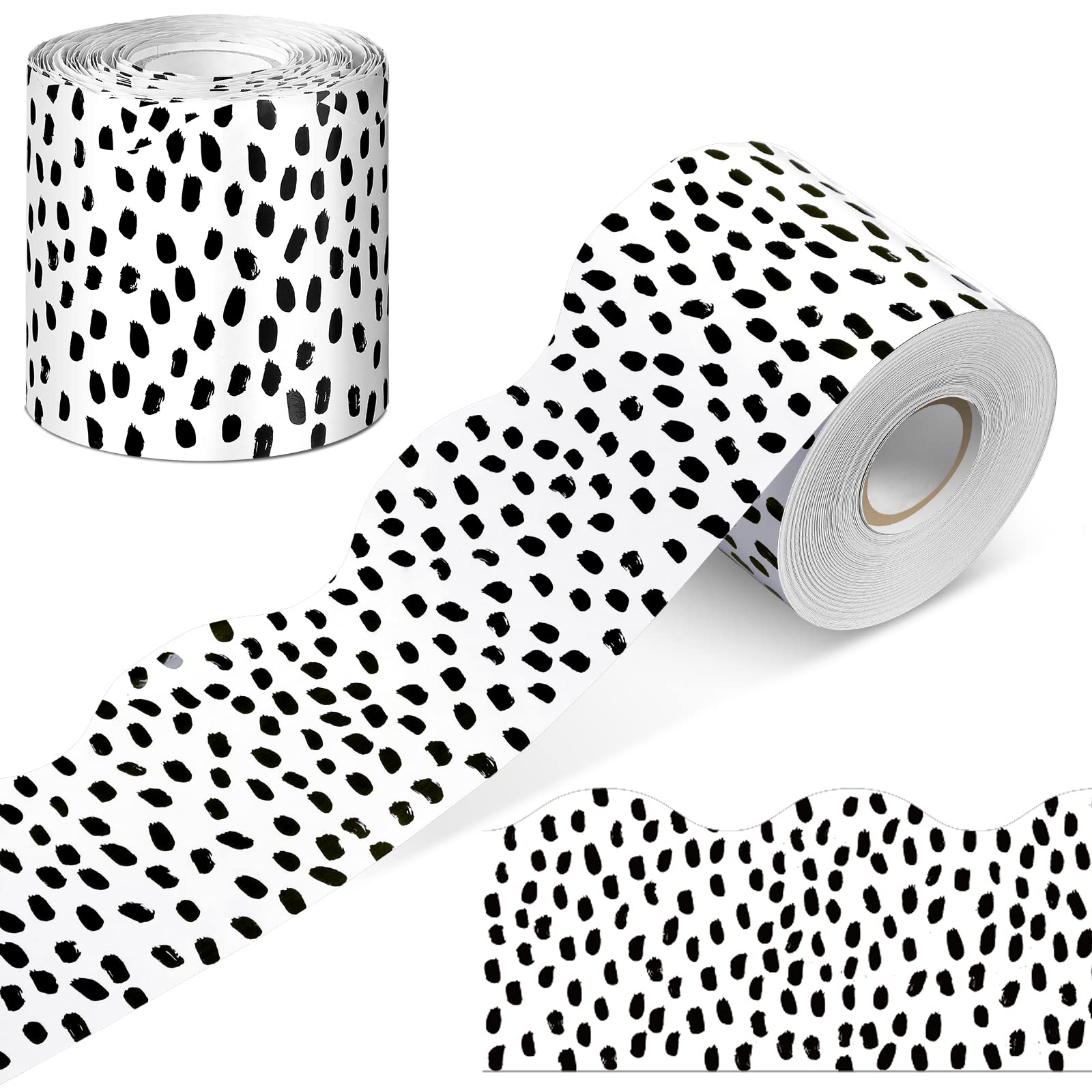 Foto 1 | Tablón De Anuncios Con Bordes Zonon Dots, Negro Y Blanco, 20 M - Venta Internacional.
