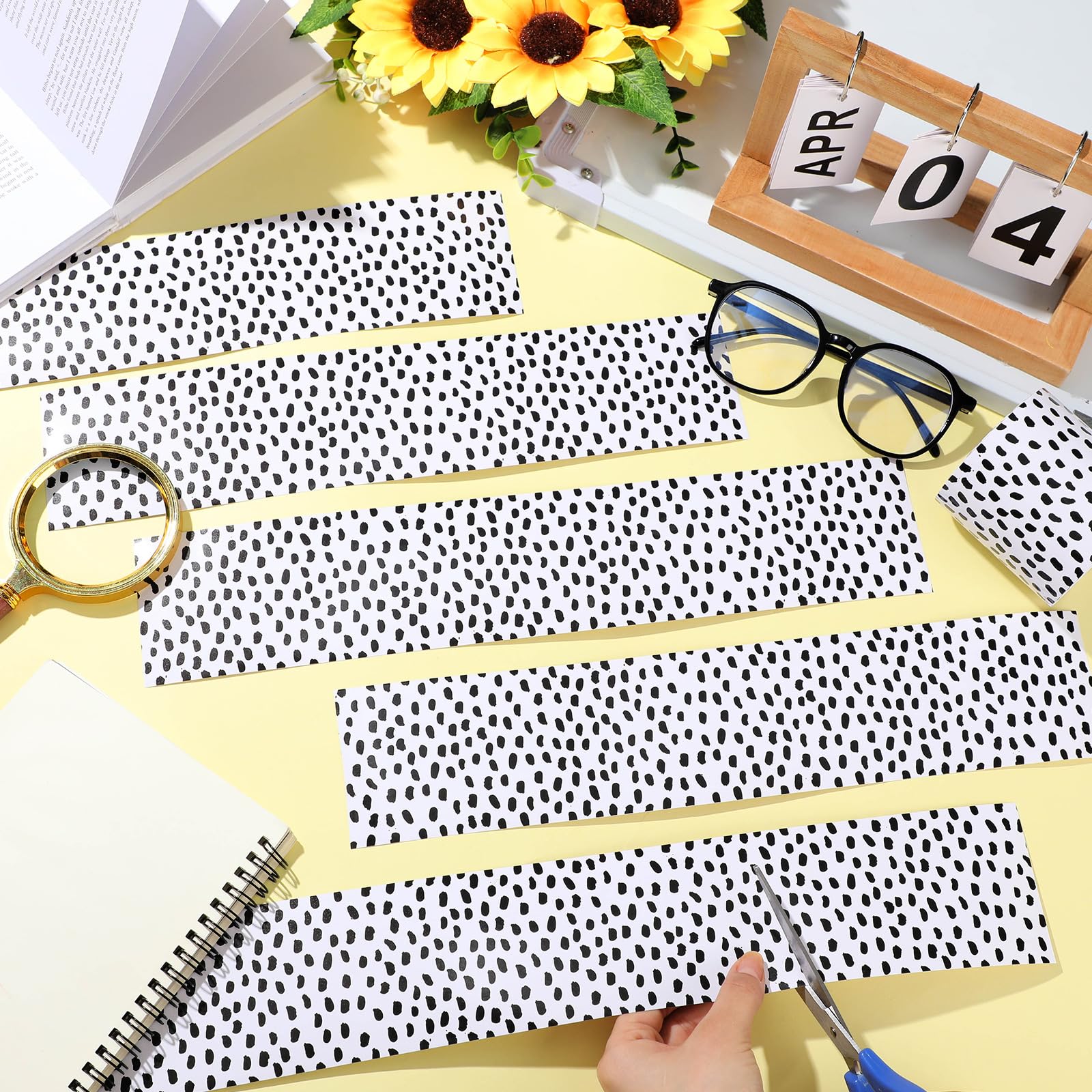 Foto 4 | Bulletin Board Borders Zonon, 65 Pies, Lunares Blancos Y Negros - Venta Internacional.
