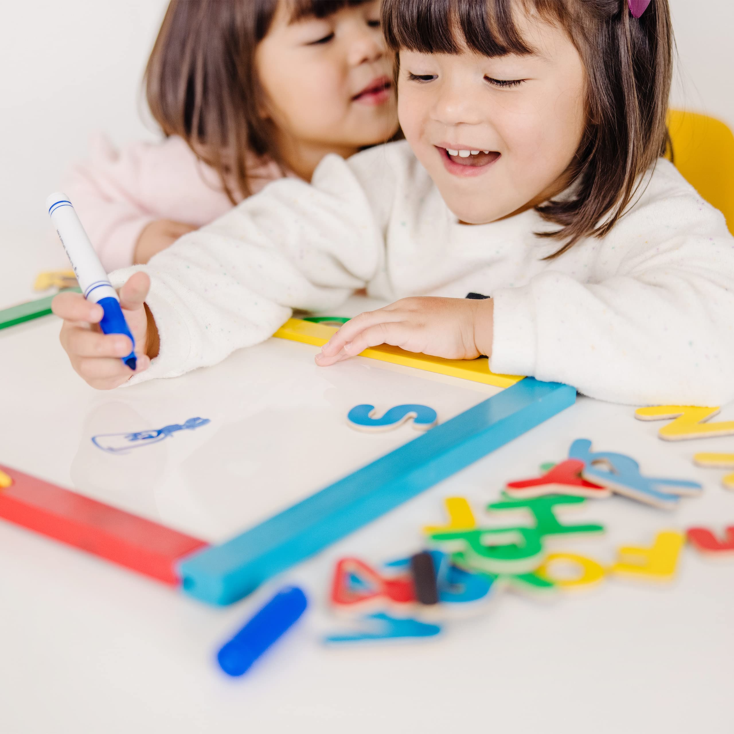 Foto 7 | Pizarra Magnética Y Pizarra De Borrado En Seco Melissa & Doug - Venta Internacional.