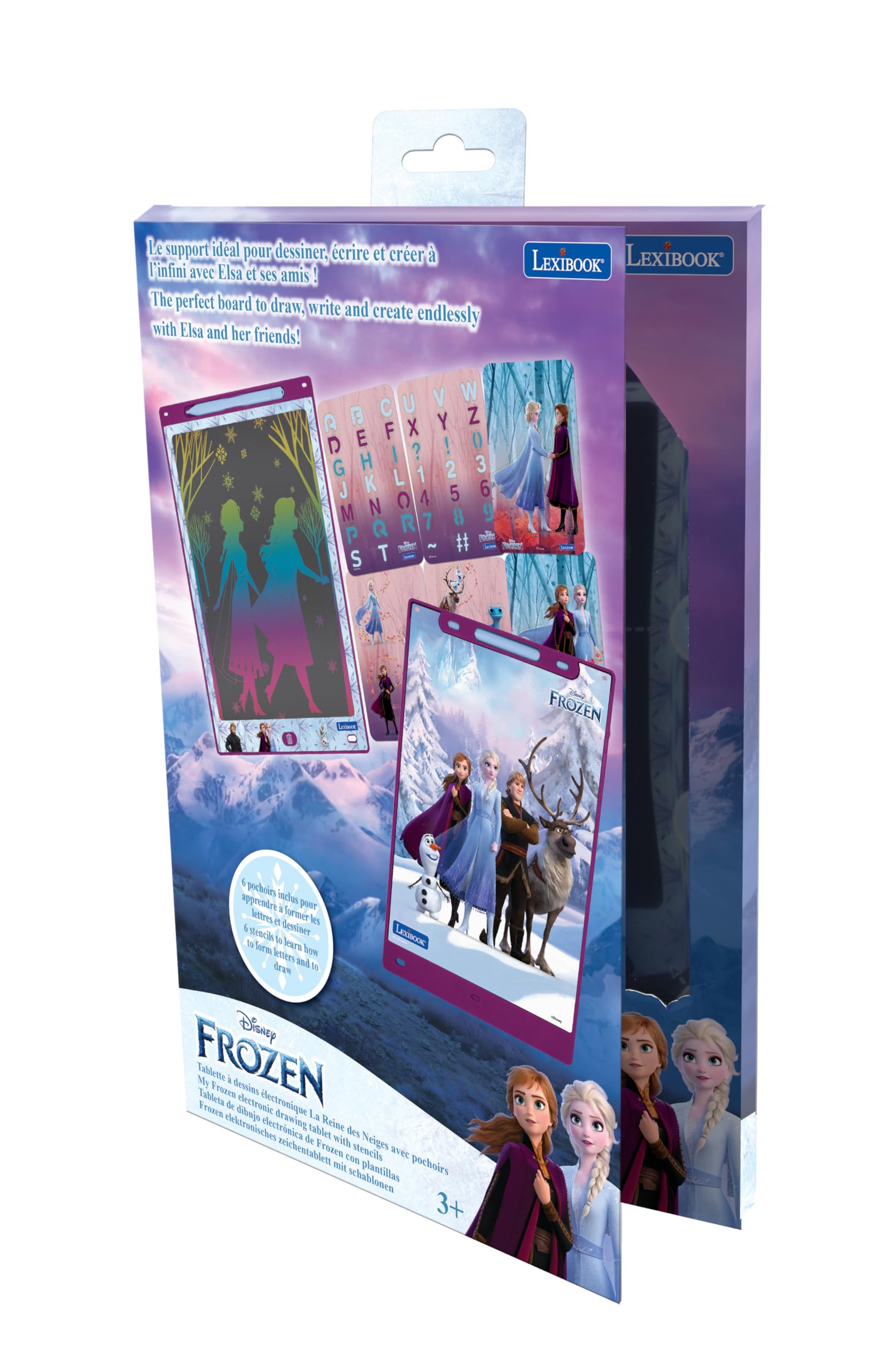 Foto 6 pulgar | Lexibook De Juguetes De Arte Y Artesanía Frozen Magic Slate, Tamaño A4 - Venta Internacional.