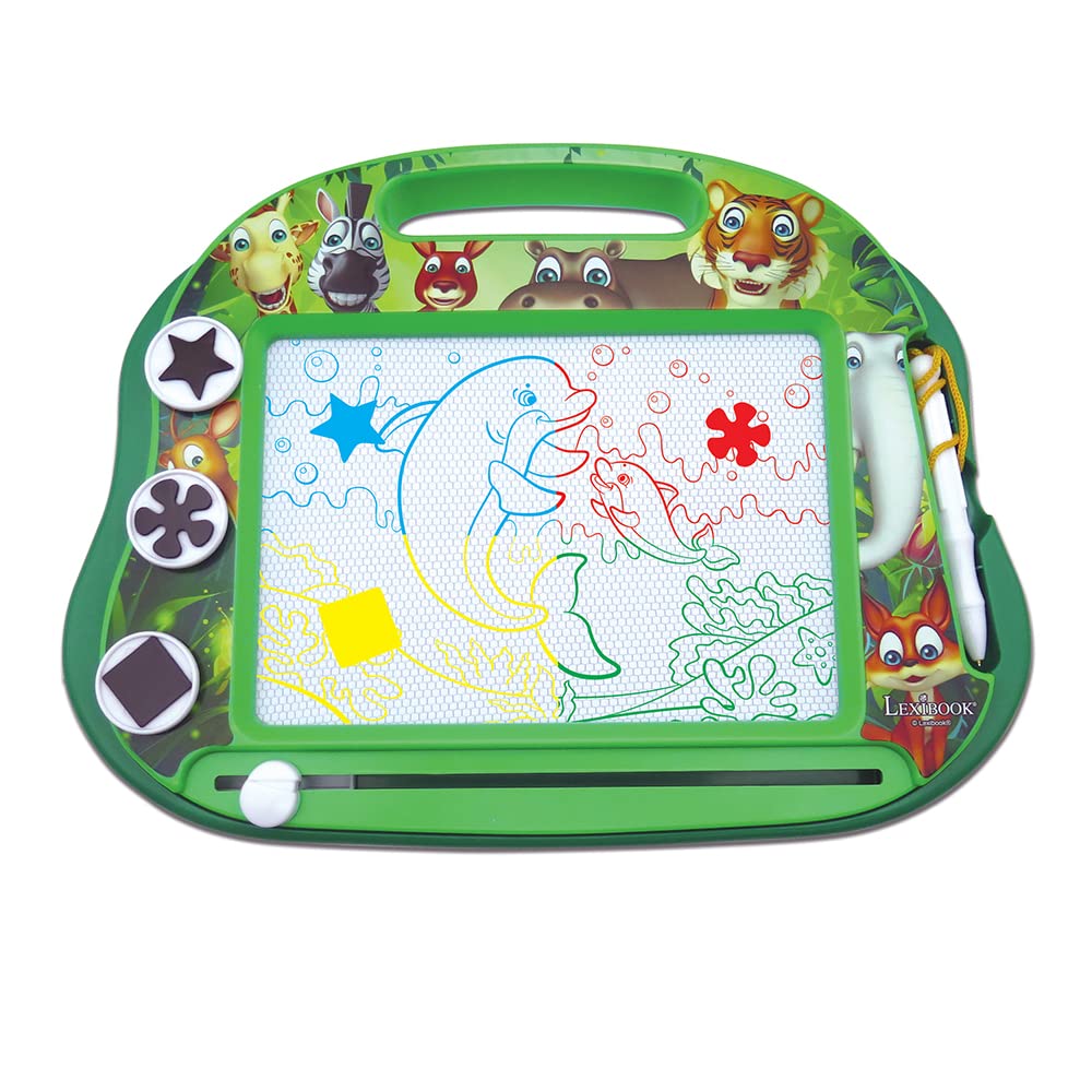 Foto 2 pulgar | Tablero De Dibujo Lexibook Magic Magnetic Animals Con Lápiz Capacitivo - Venta Internacional.