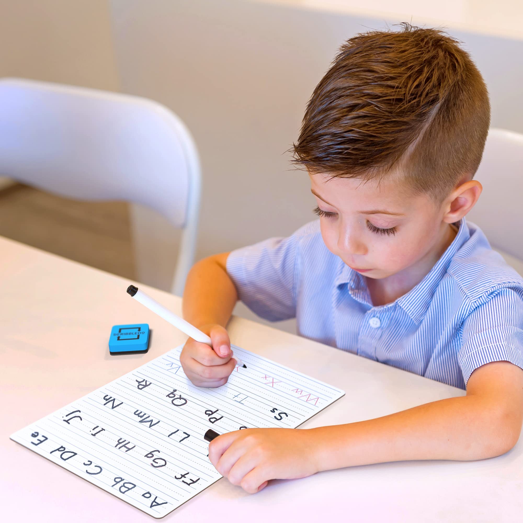Foto 6 | Pizarra De Borrado En Seco Para Practicar Escritura A Mano Scribbledo Kids, 9 X 12 Pulgadas - Venta Internacional.