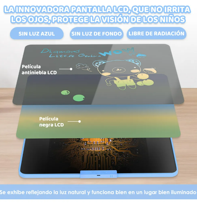Foto 4 pulgar | Tableta de Dibujo Lcd