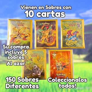 Foto 4 | 50 Cartas Doradas Coleccionable Holográficas Plásticas Anime (dorado)