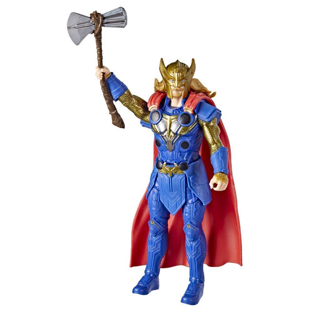 Foto 3 pulgar | Figura Marvel Titan Hero Series: Thor Love And Thunder - Thor Devastador Deluxe