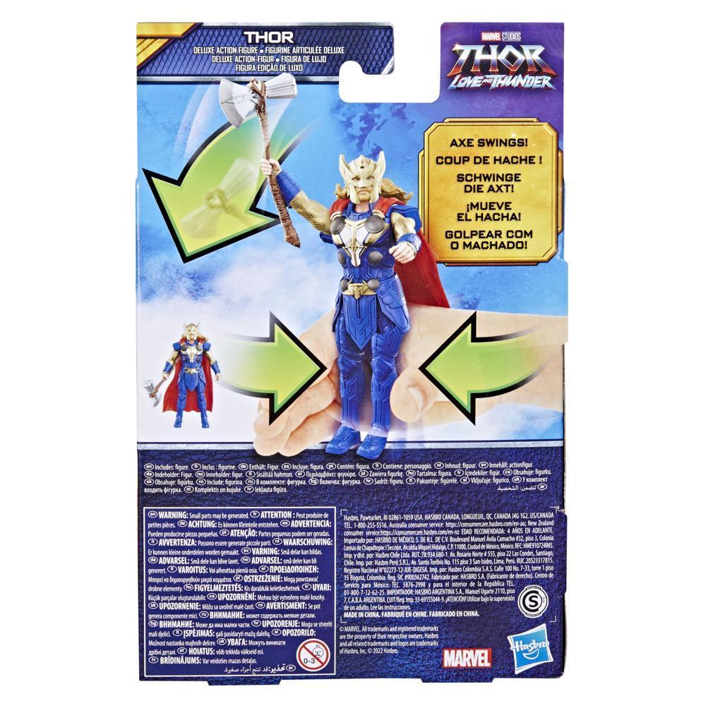 Foto 4 pulgar | Figura Marvel Titan Hero Series: Thor Love And Thunder - Thor Devastador Deluxe