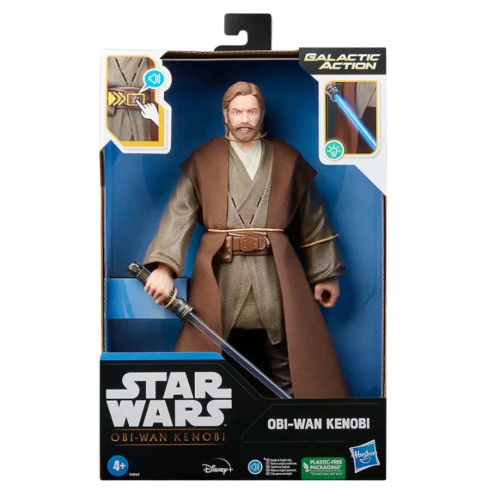 Foto 2 pulgar | Figura Electrónica Interactiva Star Wars Galactic Action: Obi Wan Kenobi