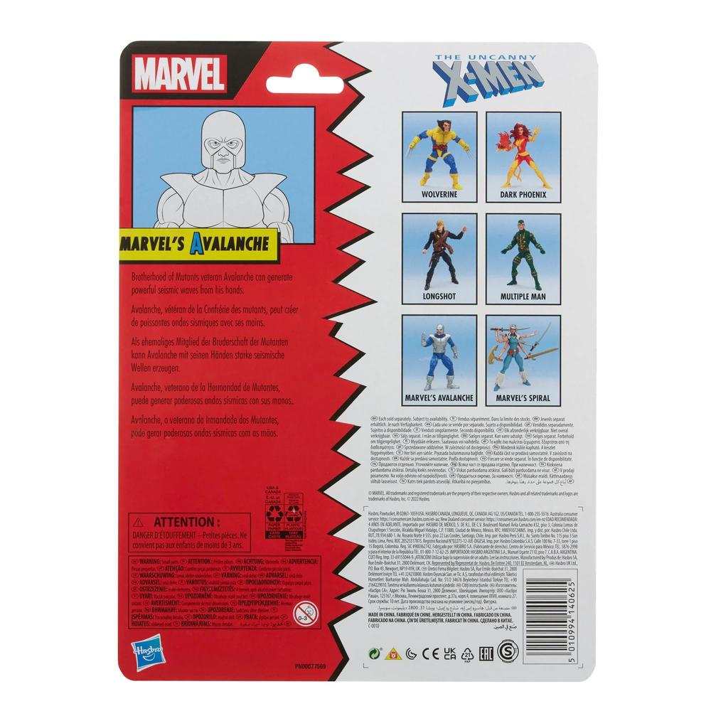 Foto 8 pulgar | Avalancha Hasbro Marvel Classic X Men