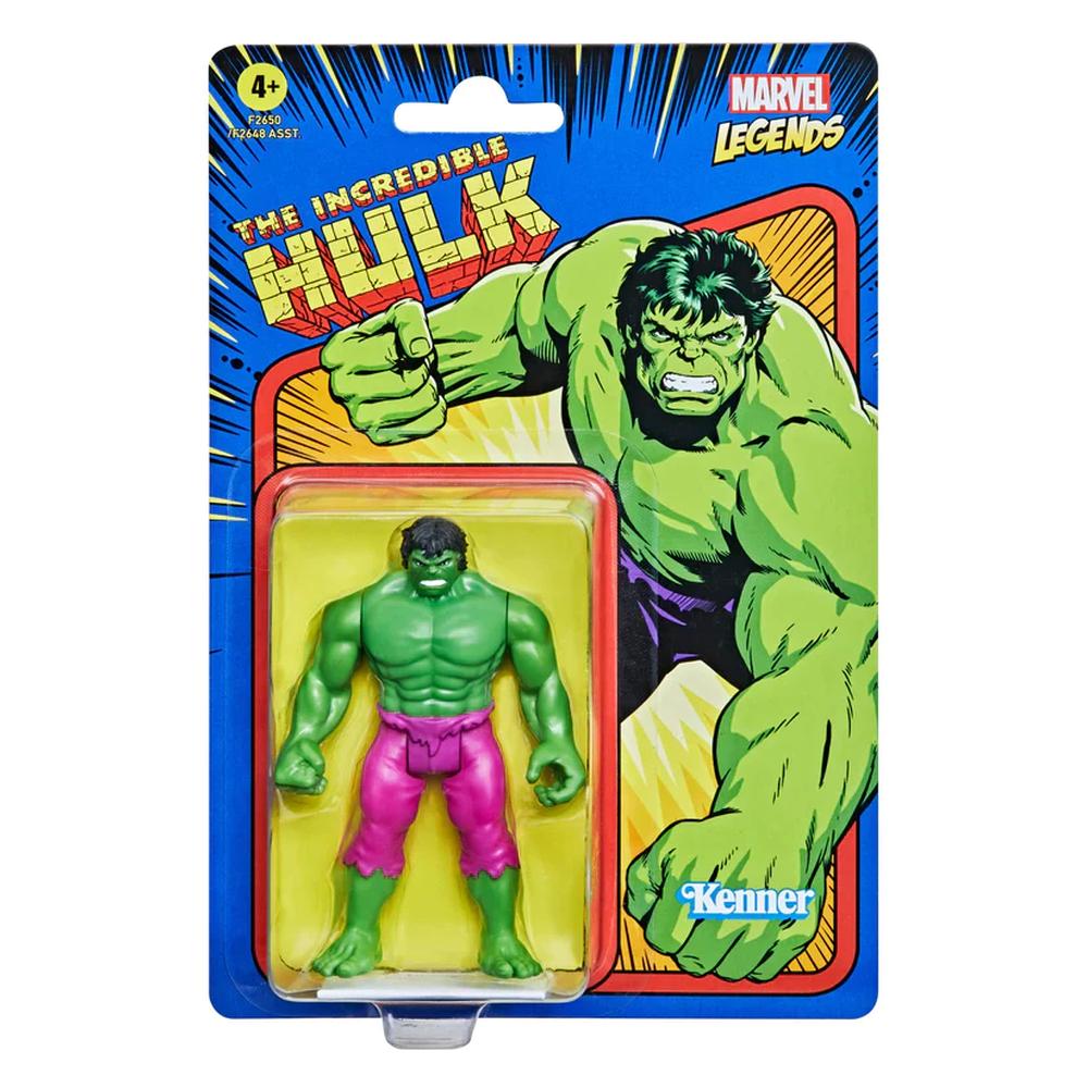 Foto 3 pulgar | Marvel Legends Retro: Hulk El Hombre Increíble 3.75 "