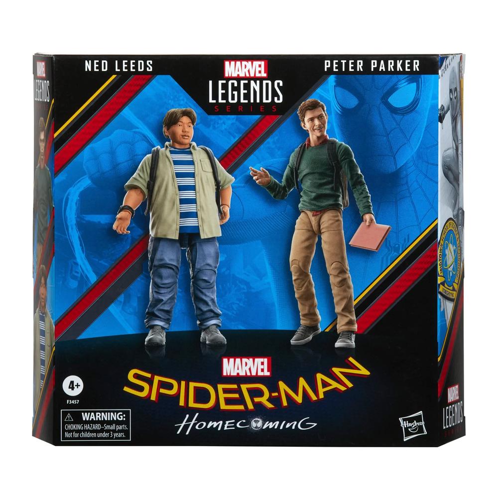 Foto 7 pulgar | Marvel Legends: Spider Man Home Coming - Ned Leeds Y Peter Parker 2 Pack