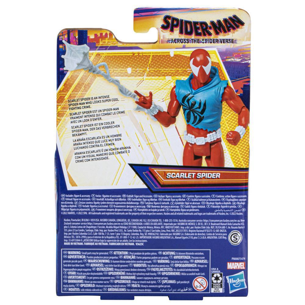 Foto 4 pulgar | Marvel Spider Man: Across The Spider Verse - Scarlet Spider 6 Pulgadas Hasbro