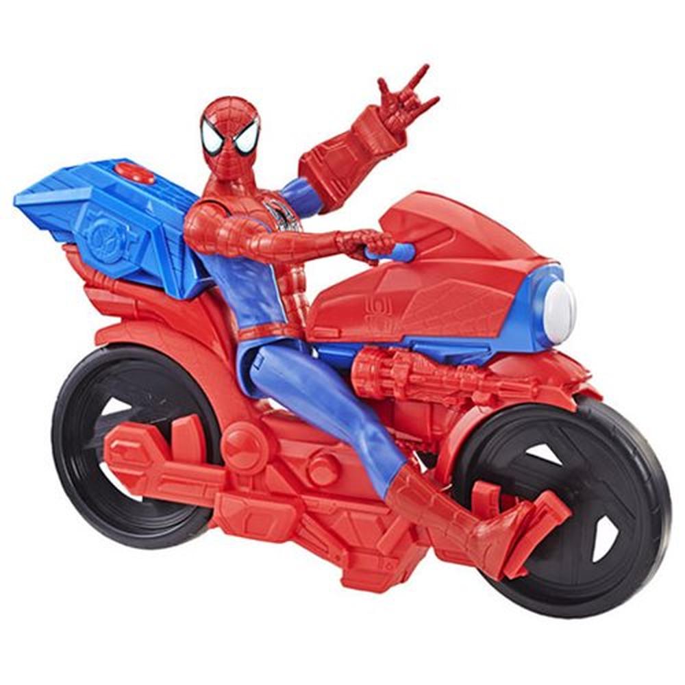 Foto 3 pulgar | Marvel Titan Hero Series: Spiderman Con Motospider Fx