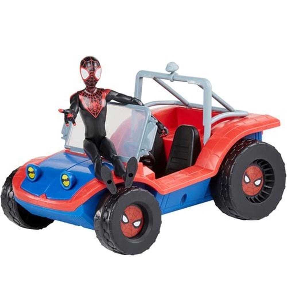 Foto 3 pulgar | Marvel Spider Man: Spider Mobile Y Miles Morales Figura 6 Pulgadas