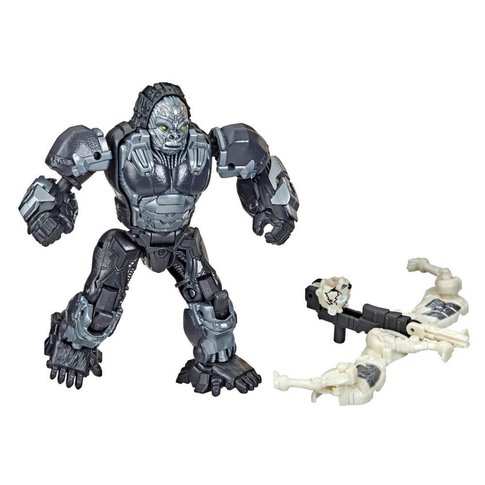 Foto 3 pulgar | Figura Transformers El Despertar de las Bestias: Optimus Primal con Arrowstripe Multicolor 2 Piezas