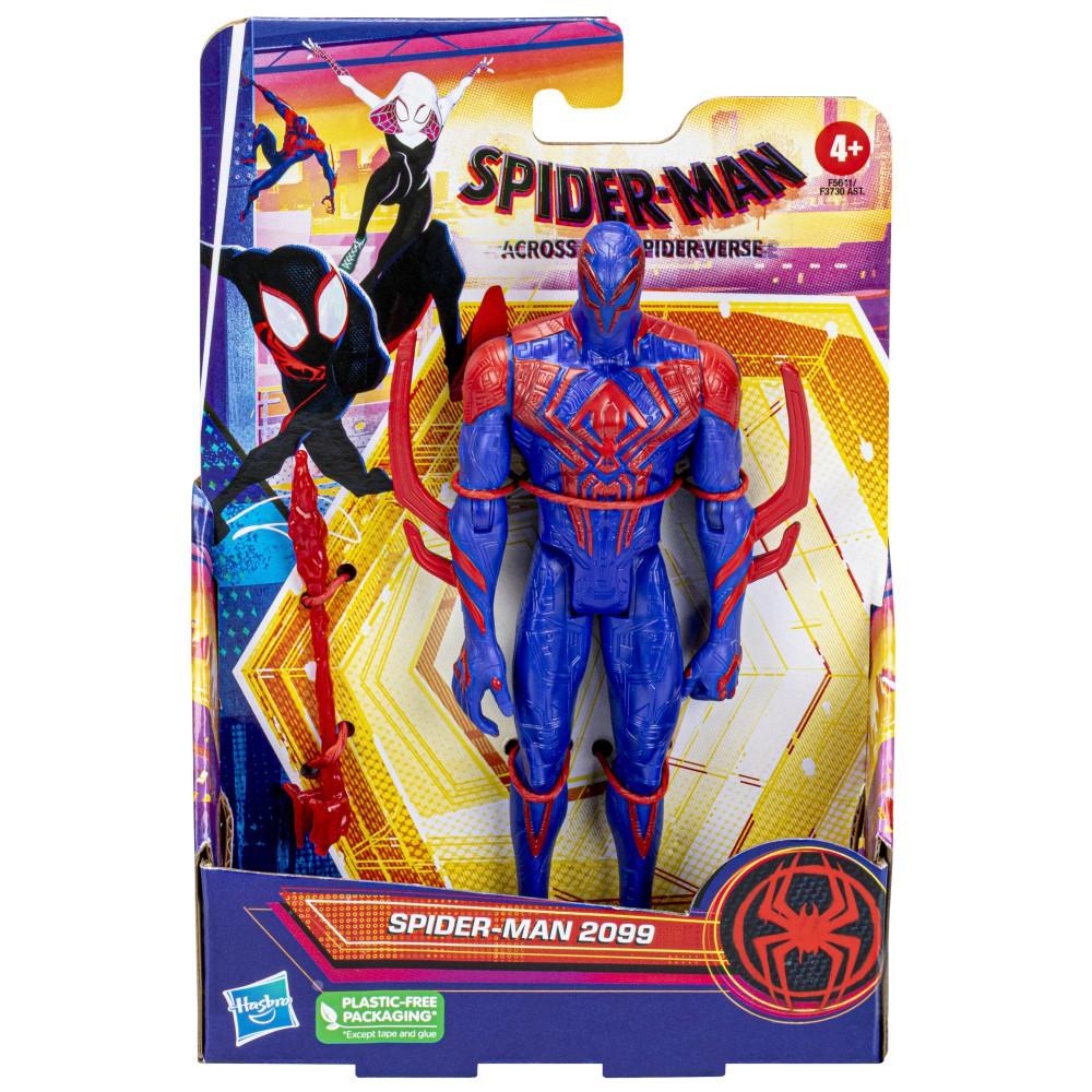 Figura Hasbro F5641 color Azul Marvel Hombre Araña Into The Spiderverse: Hombre Araña 2099