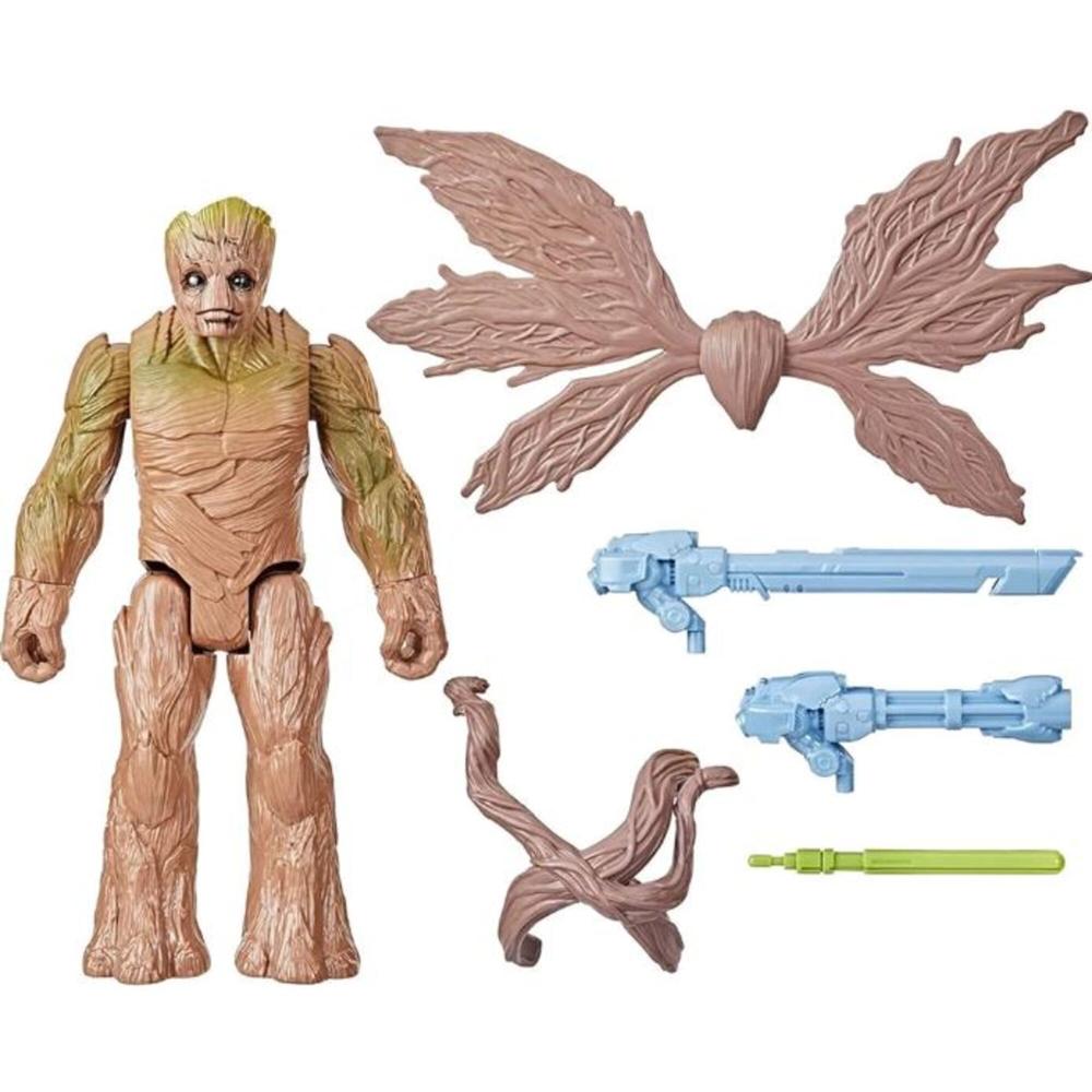 Foto 4 pulgar | Figura Marvel Titan Hero Series: Guardianes De La Galaxia Vol 3 - Groot Deluxe