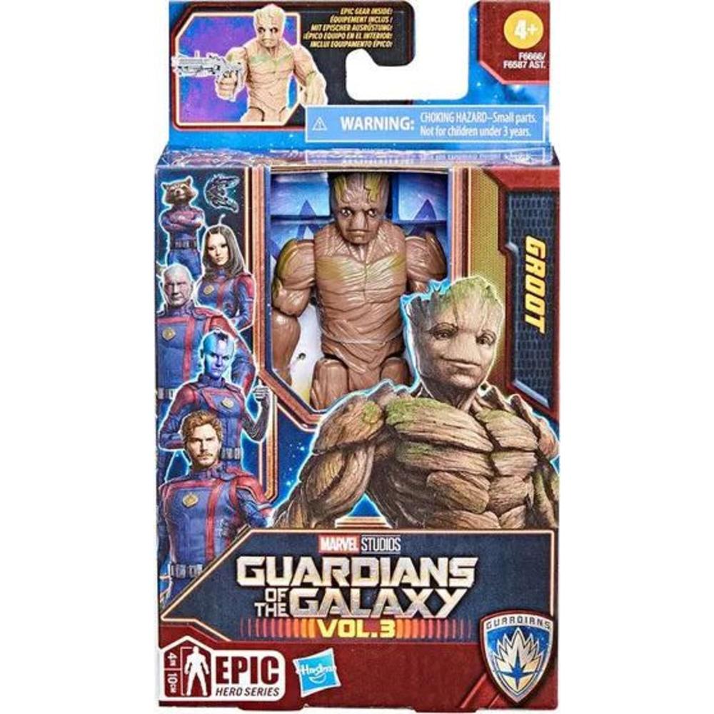 Foto 3 pulgar | Figura Hasbro Marvel Epic Hero Series: Guardianes de la Galaxia Vol 3 Groot 4 Pulgadas