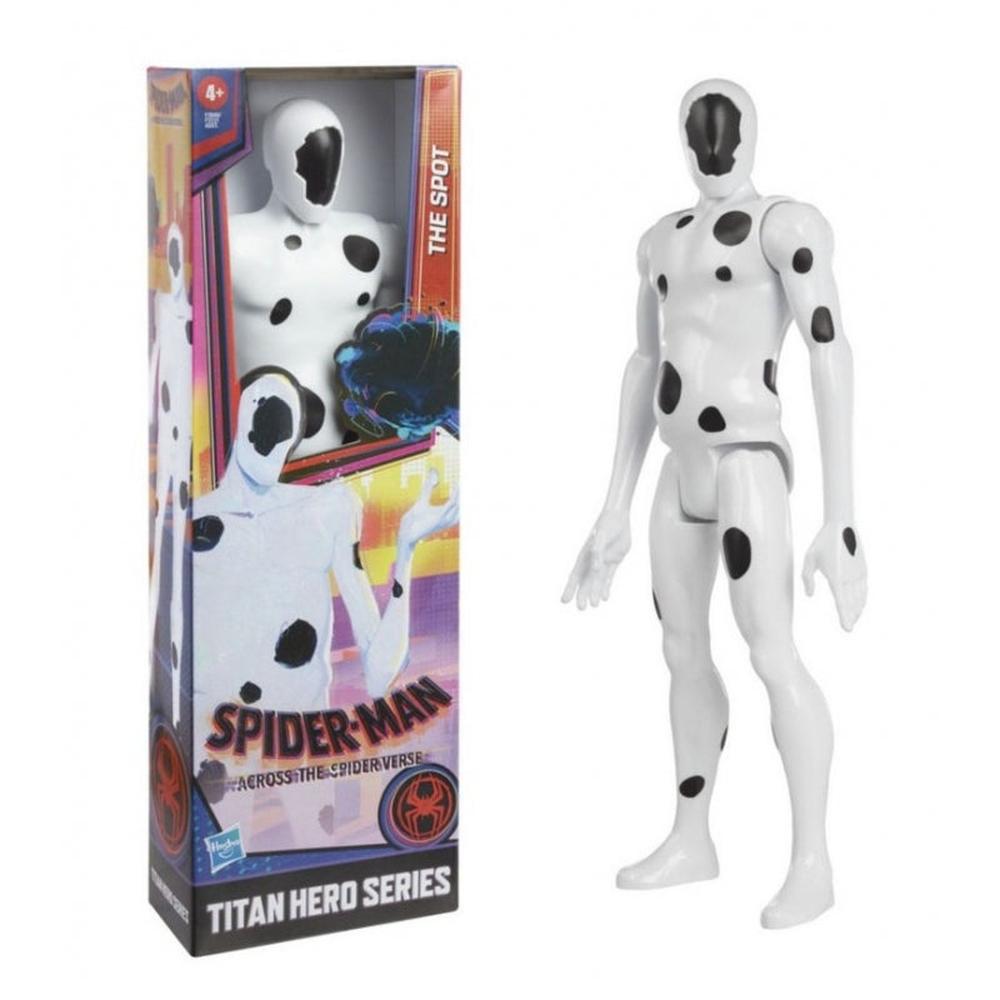 Foto 4 pulgar | Figura Marvel Titan Hero Series: Spiderman A Través Del Spider-verso La Mancha