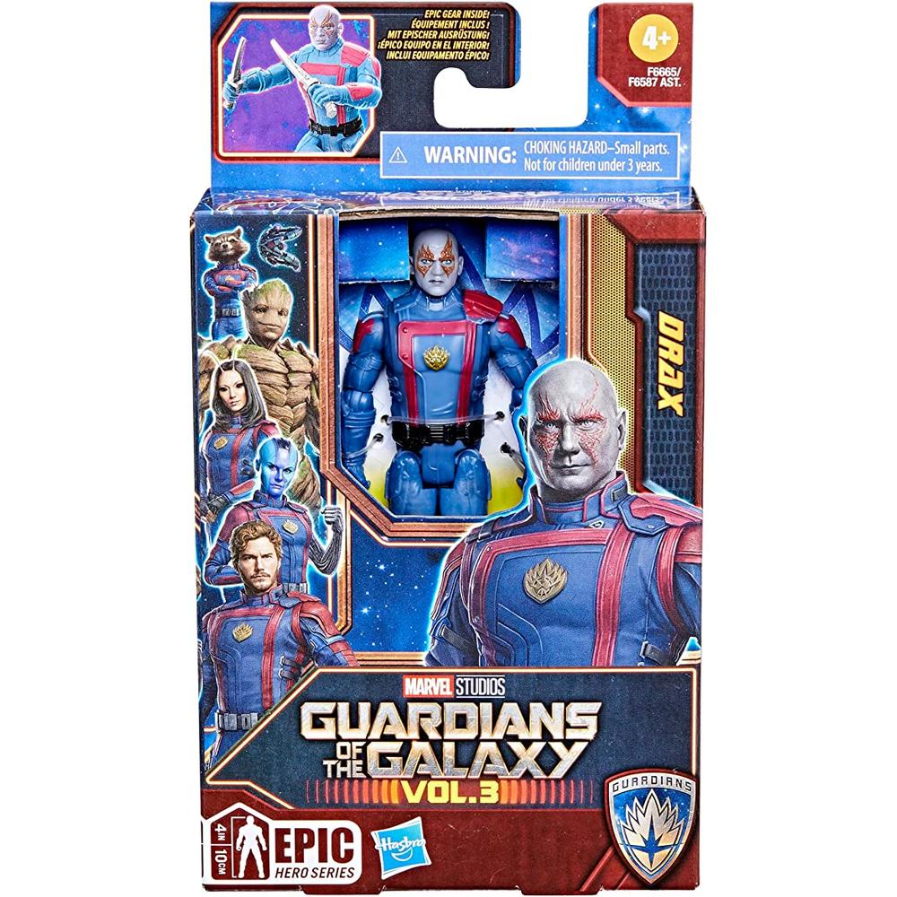 Foto 2 pulgar | Figura Marvel Epic Hero Series: Guardianes De La Galaxia Vol 3 - Drax 4 Pulgadas