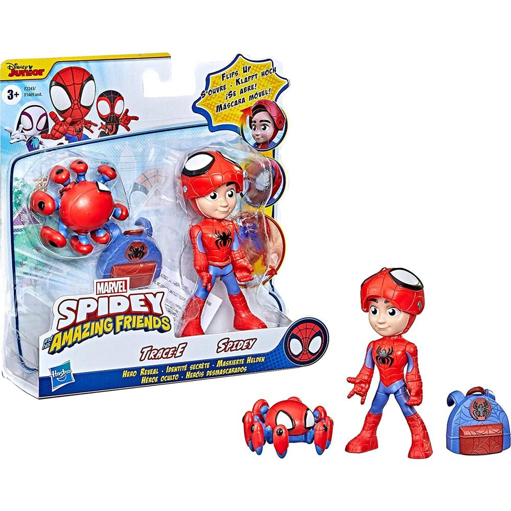 Foto 2 pulgar | Figura Marvel Spidey y Sus Increíbles Amigos: Héroe Oculto Spidey y Trace E