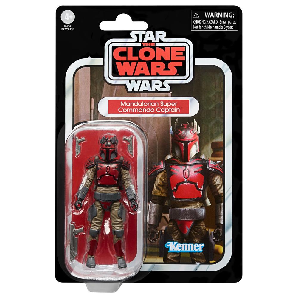 Foto 1 | Star Wars The Vintage Collection: Guerras Clónicas Capitán de Super Comandos Mandalorianos