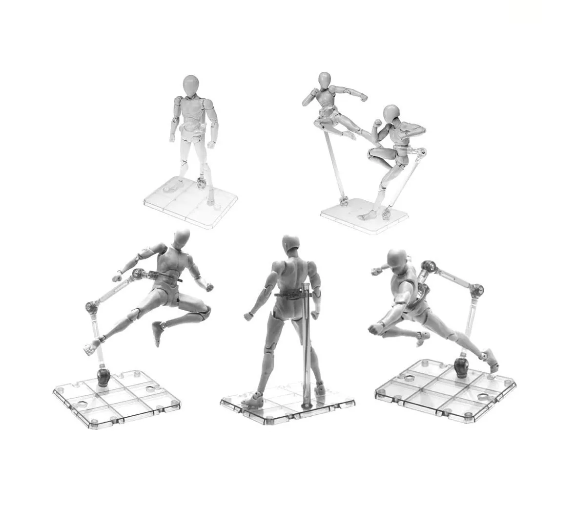 Foto 3 pulgar | Soportes para Figuras Marvel 10 Piezas