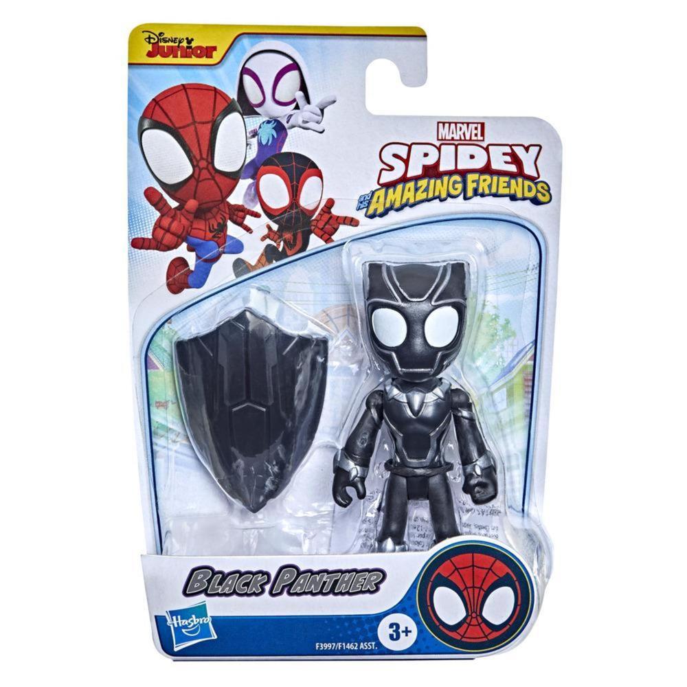 Foto 2 pulgar | Figura Black Panther Hasbro Spidey And His Amazing Friends