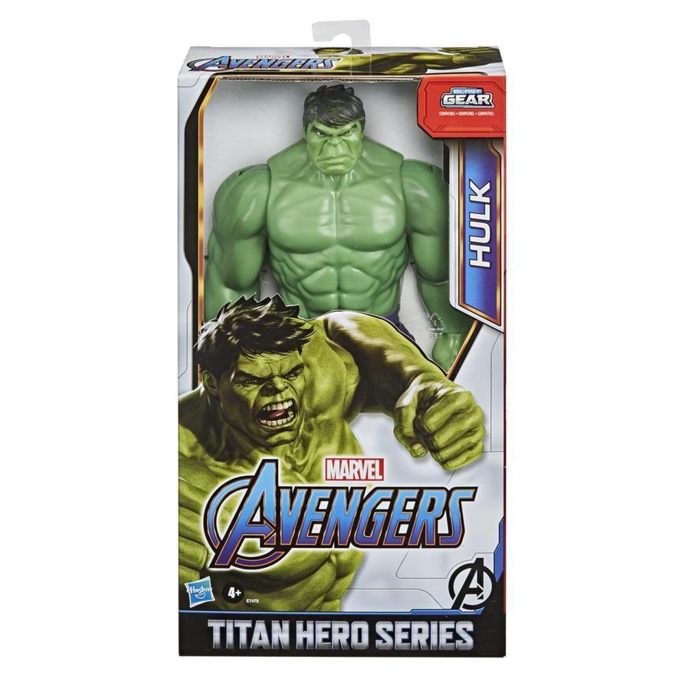 Foto 2 pulgar | Figura Marvel Titan Hero Series: Avengers - Hulk Deluxe