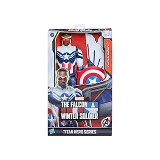 Foto 1 | Figura Marvel Titan Hero Series: Falcon And The Winter Soldier - Capitan America Sam Wilson