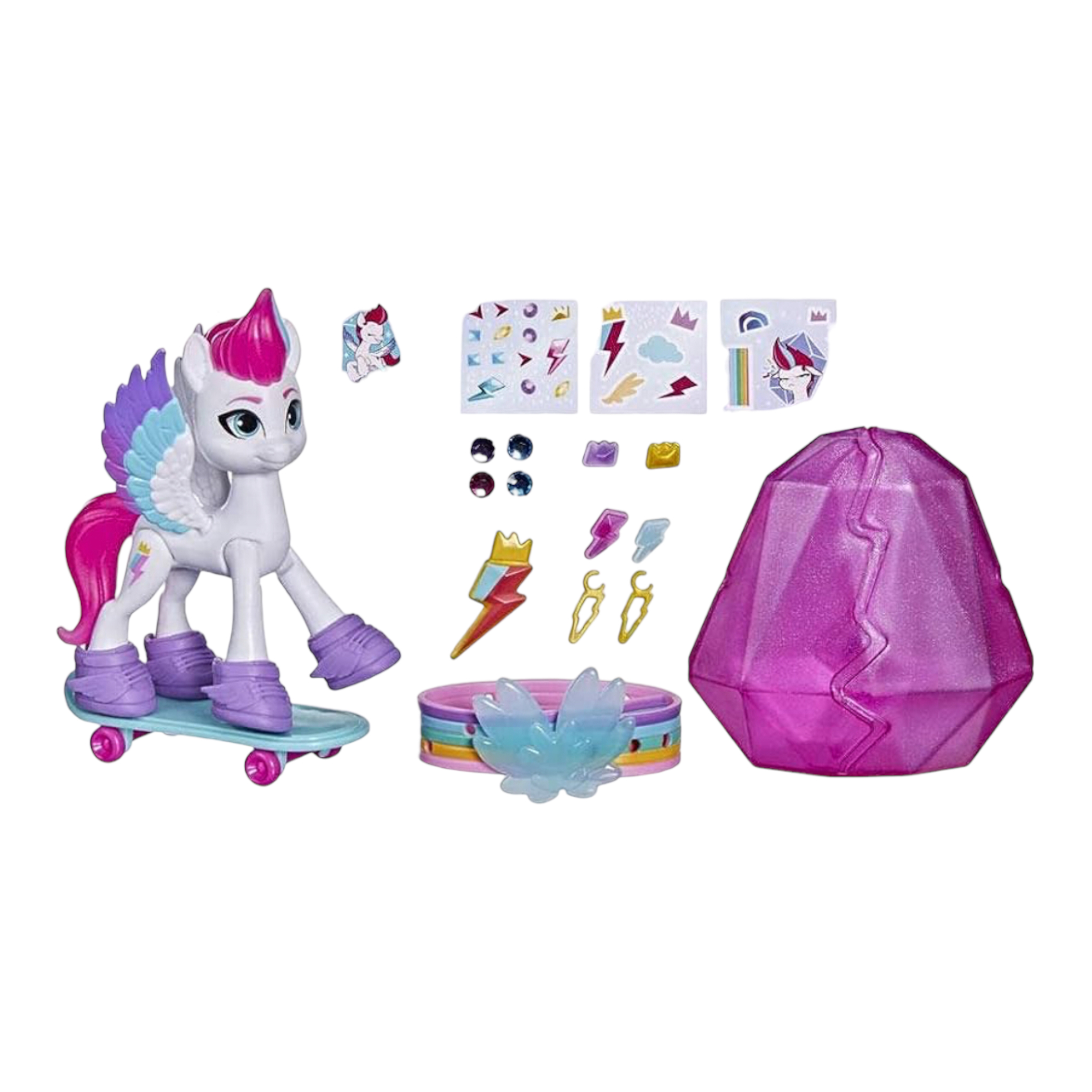Foto 4 pulgar | My Little Pony Zipp Storm Aventura De Cristal Hasbro