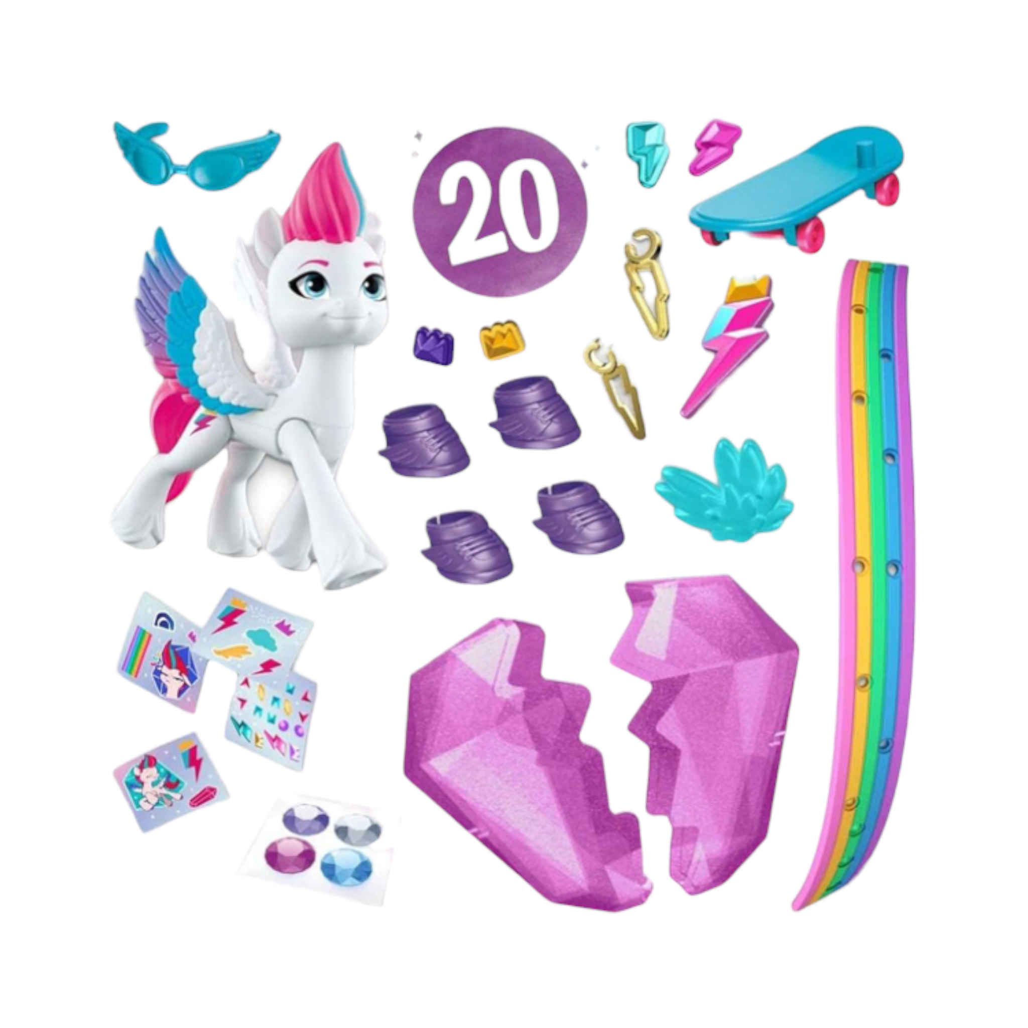 Foto 6 pulgar | My Little Pony Zipp Storm Aventura De Cristal Hasbro