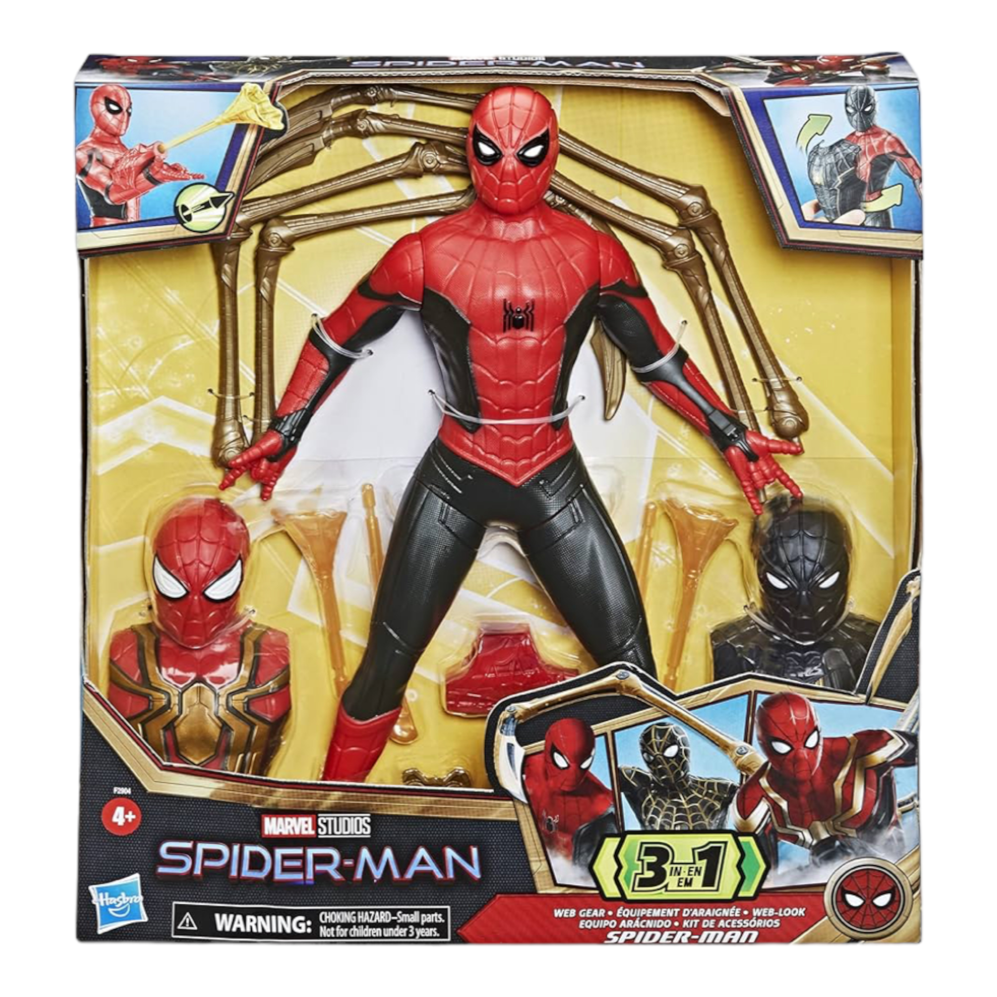 Foto 5 pulgar | Spider-man 3 En 1 Equipo Arácnido Hasbro