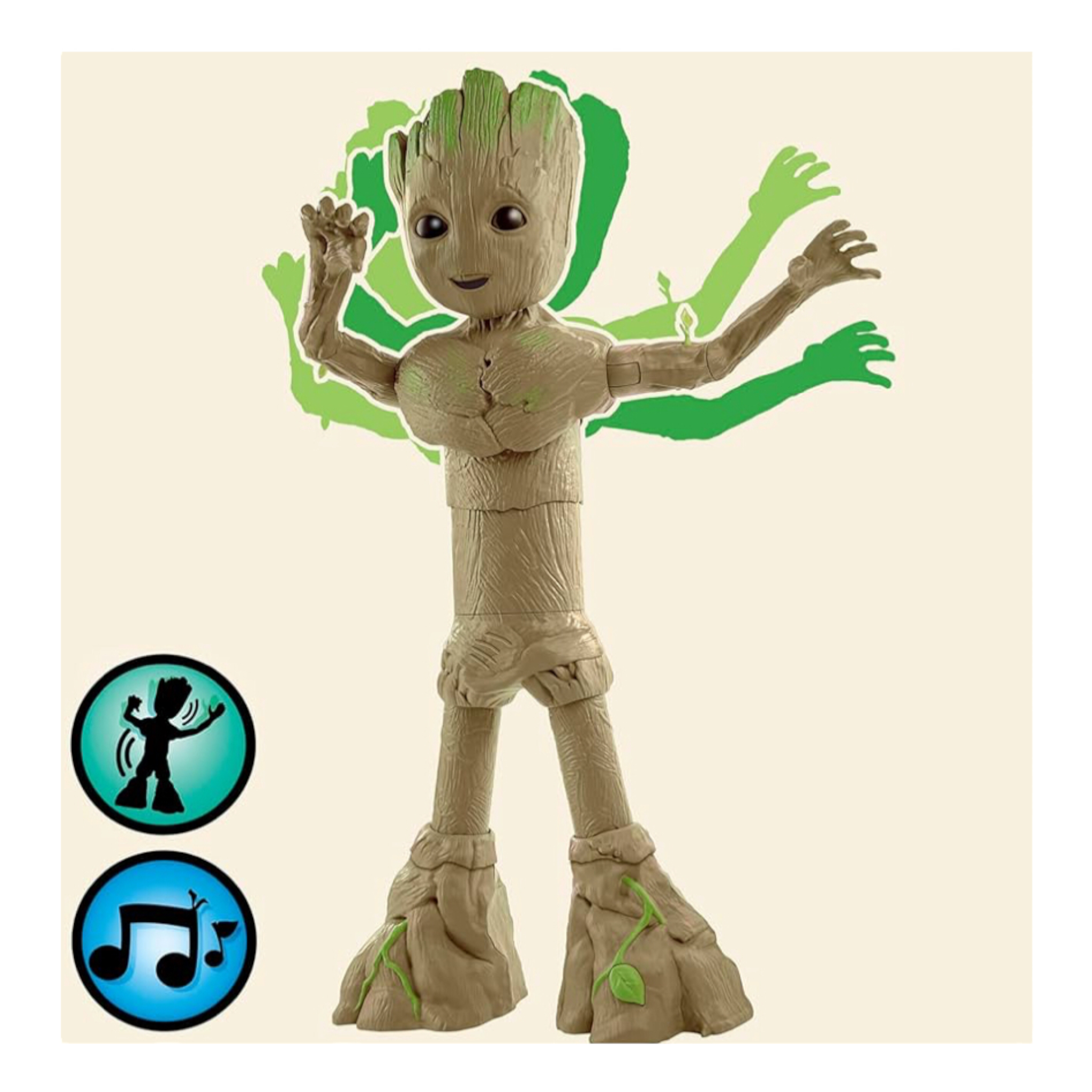 Foto 5 pulgar | I Am Groot Groove Marvel Studios Hasbro
