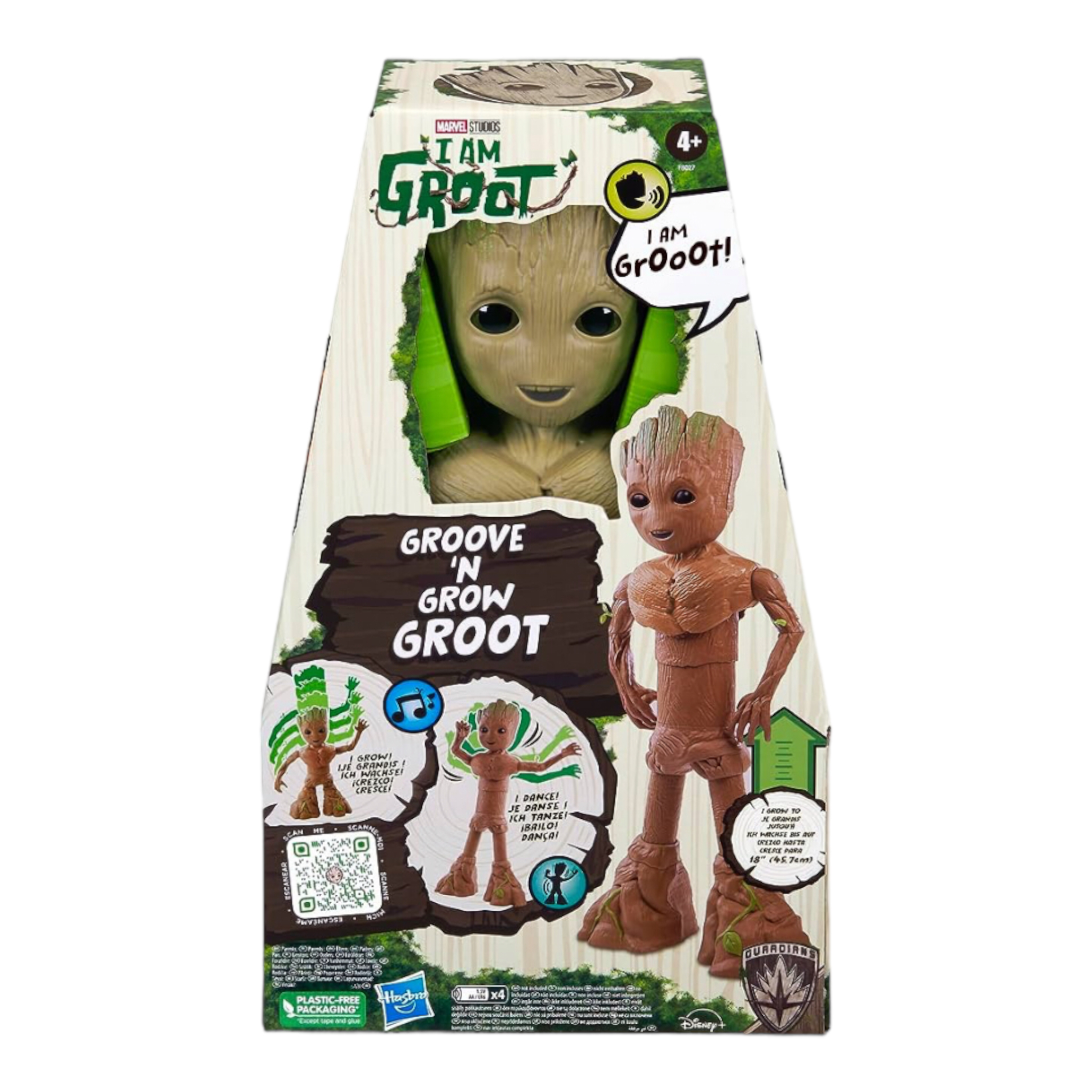Foto 8 pulgar | I Am Groot Groove Marvel Studios Hasbro