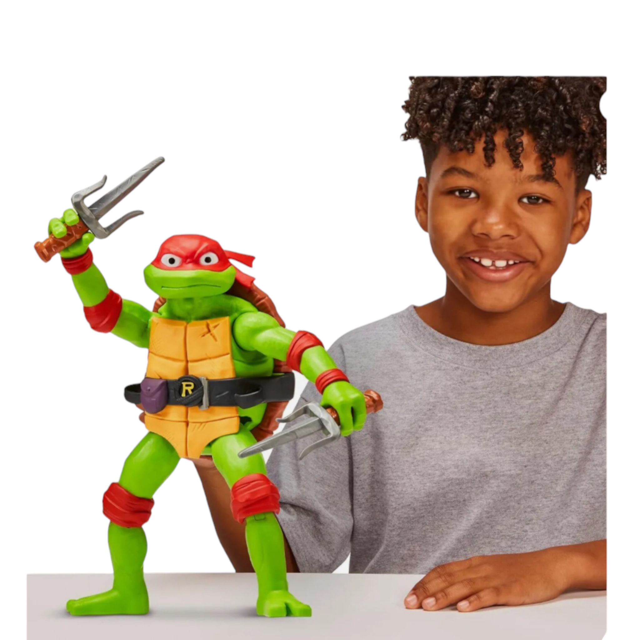 Foto 5 pulgar | Tortugas Ninja Movie Figura Grande Raphael Bandai