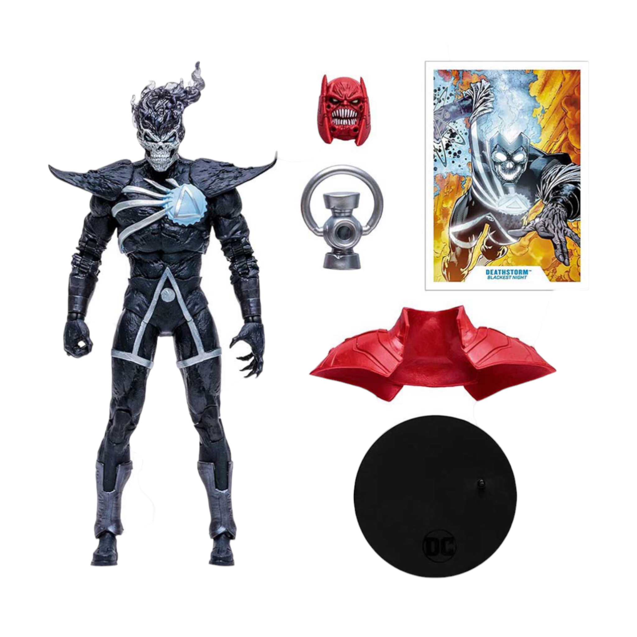 Foto 4 pulgar | Figura McFarlane Deathstorm Suicide Squad Multiverse DC