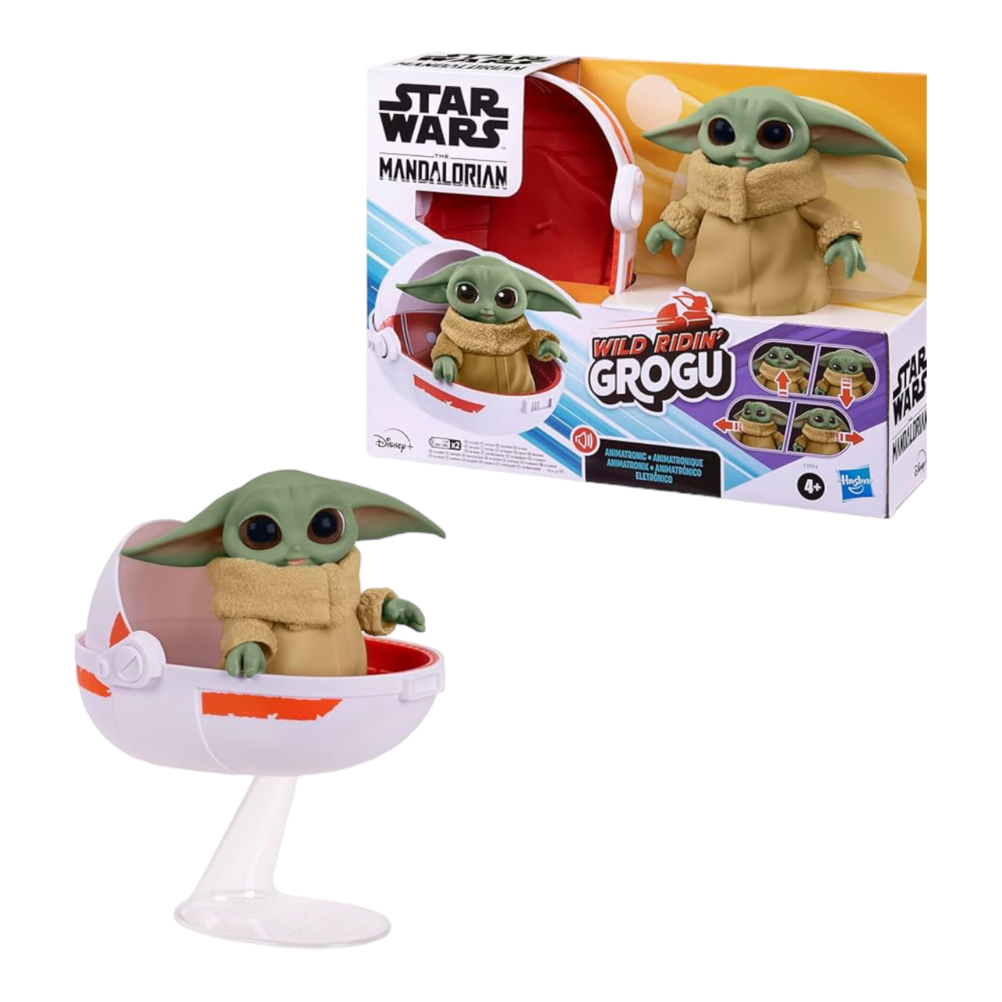 Figura Hasbro Wild Ridin Grogu The Mandalorian Juguete Animatrónico