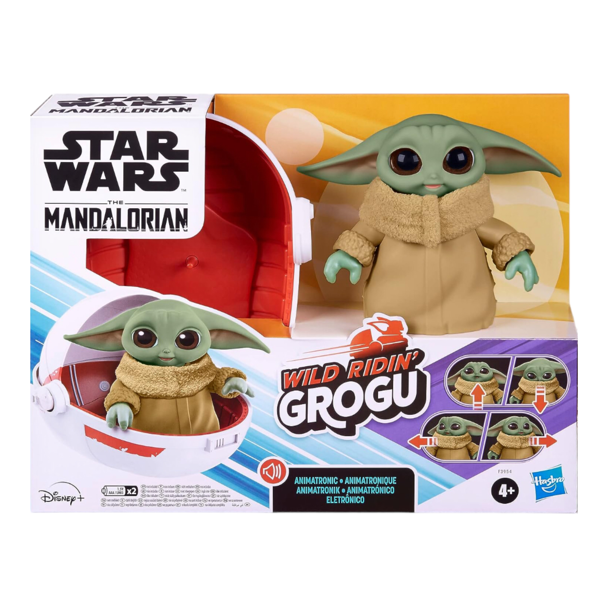 Foto 8 pulgar | Figura Hasbro Wild Ridin Grogu The Mandalorian Juguete Animatrónico