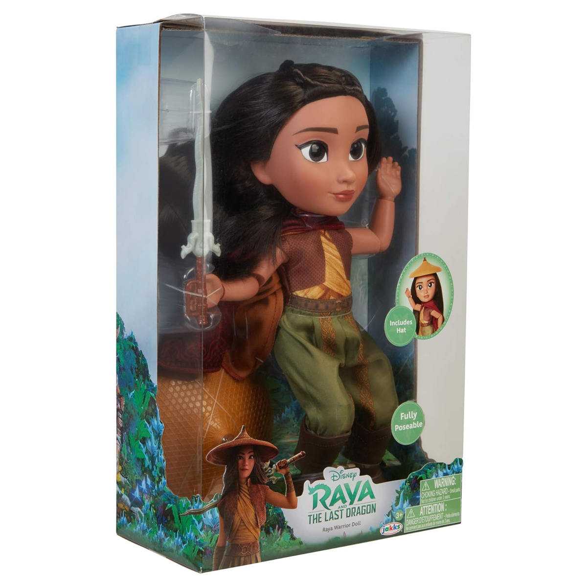 Foto 4 pulgar | Muñeca Raya y el Último Dragón Disney Raya Guerrera