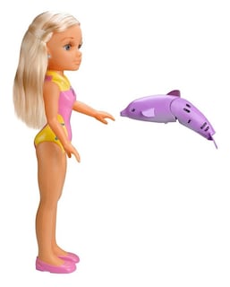 Foto 3 | Muñeca Nancy Nado Entre Delfines
