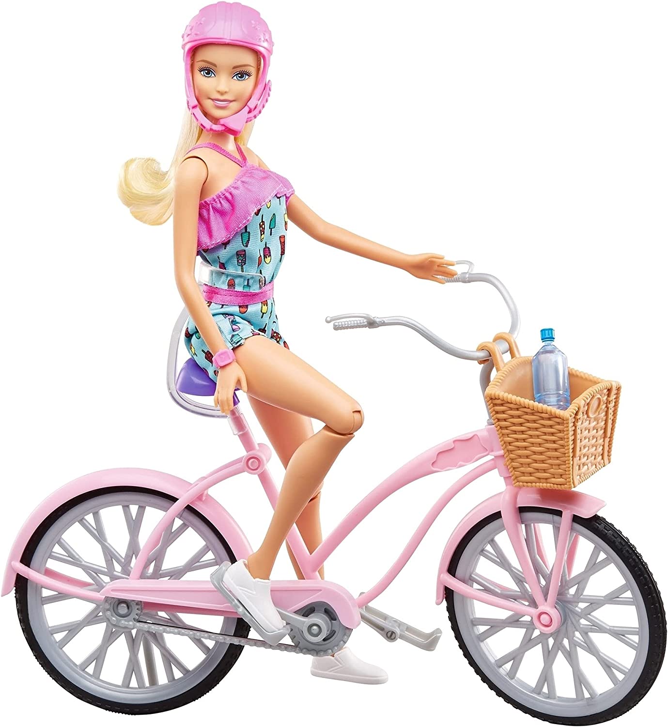 Muñeca barbie con bicicleta on sale